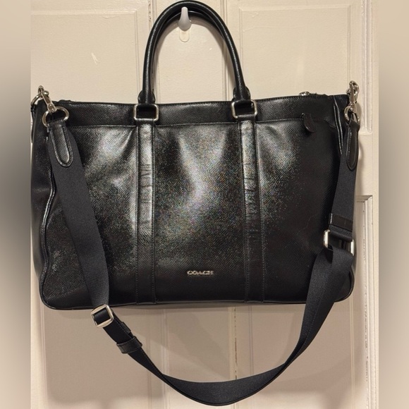 Pre-Loved Vintage COACH Leather Briefcase Laptop Bag made around 1995 - Picture 1 of 14